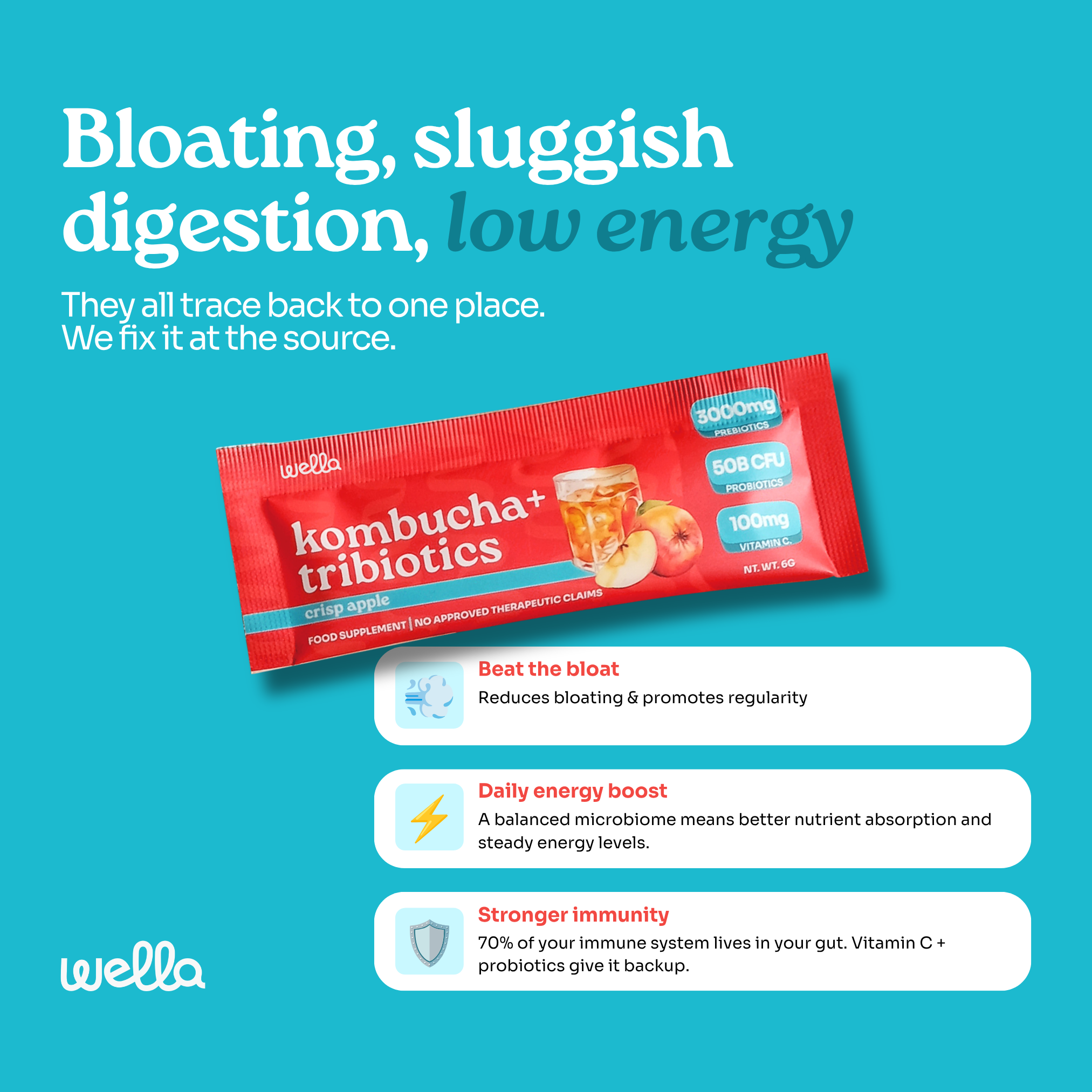 Kombucha + Tribiotics