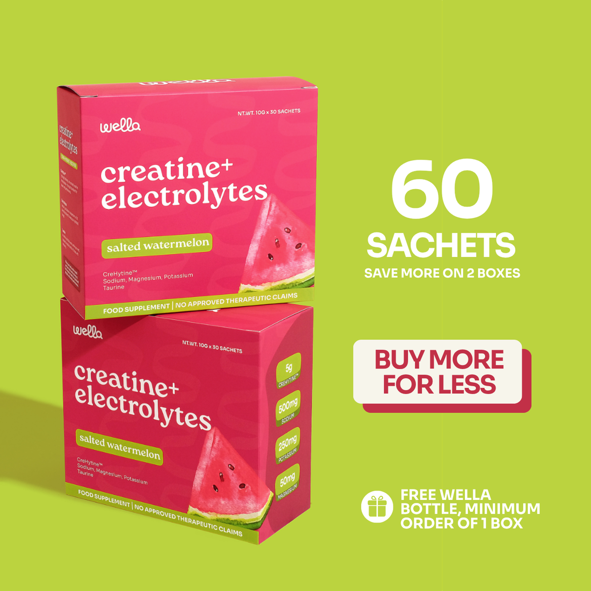 Creatine + Electrolytes (Salted Watermelon)